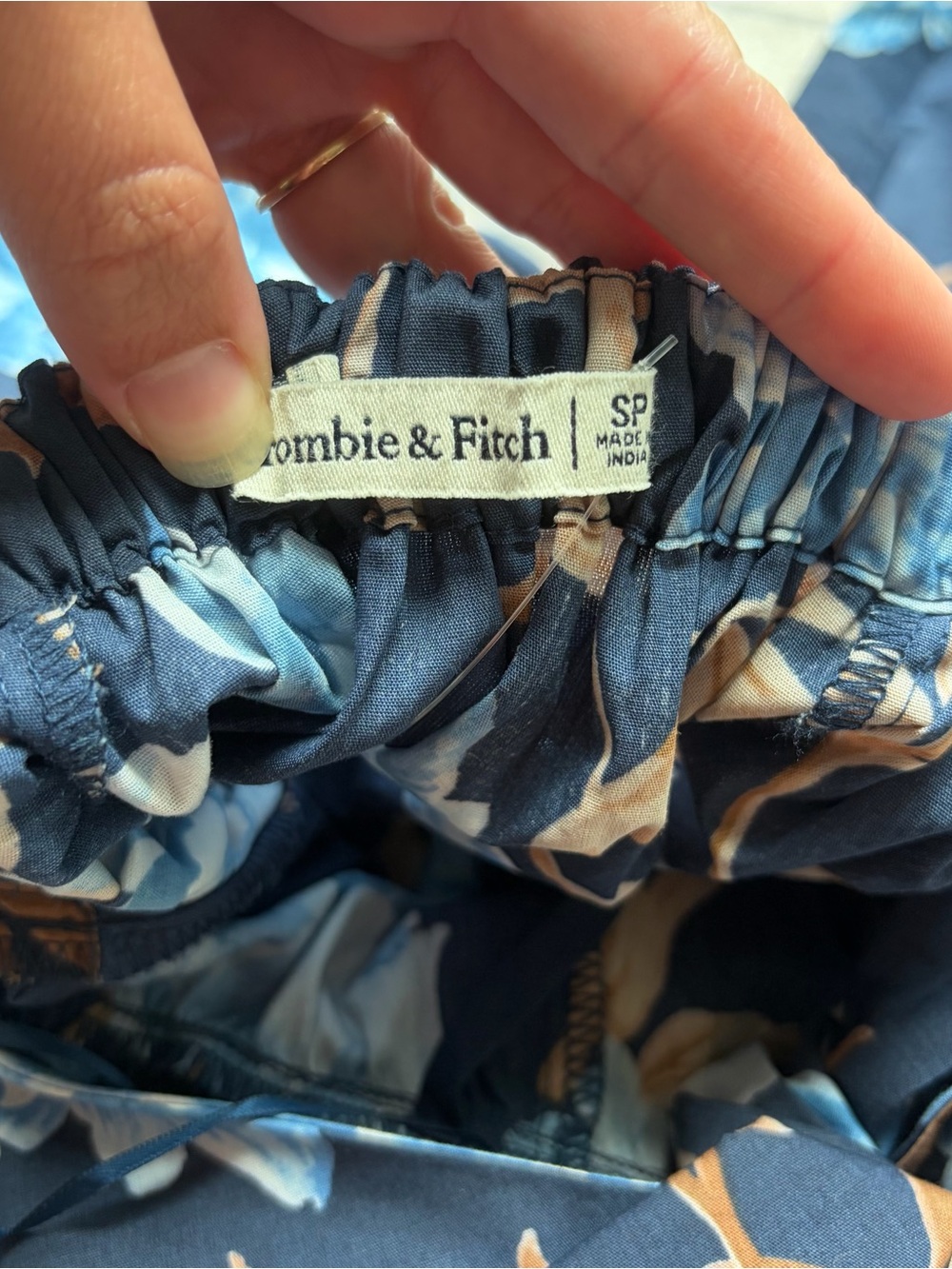 Abercrombie & Fitch Floral Midi Dress Size Small Petite - Picture 4 of 6